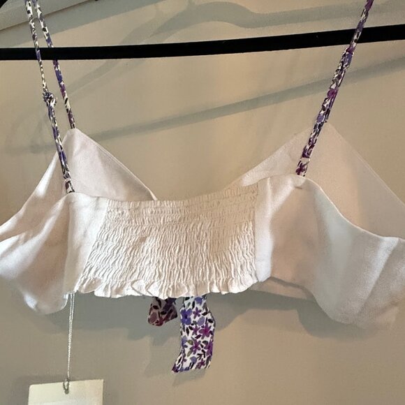 Favorite Daughter Savannah Bra Top in White - Picture 11 of 11